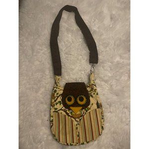 Owl Theme Handbag Purse Crossbody Handmade NWOT